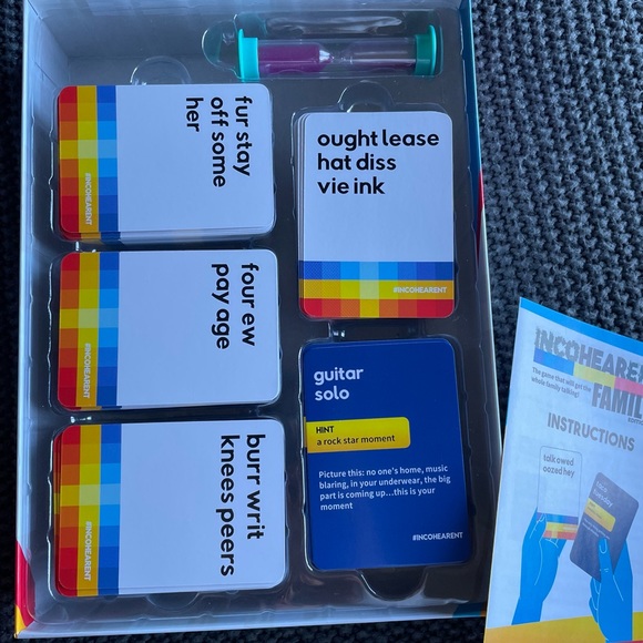 NWOT "Incohearent Family Edition" board game. funny, well-rated, easy to learn! - Picture 1 of 3